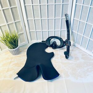 Neo Sport Dive Hood, Goggles and Snorkel